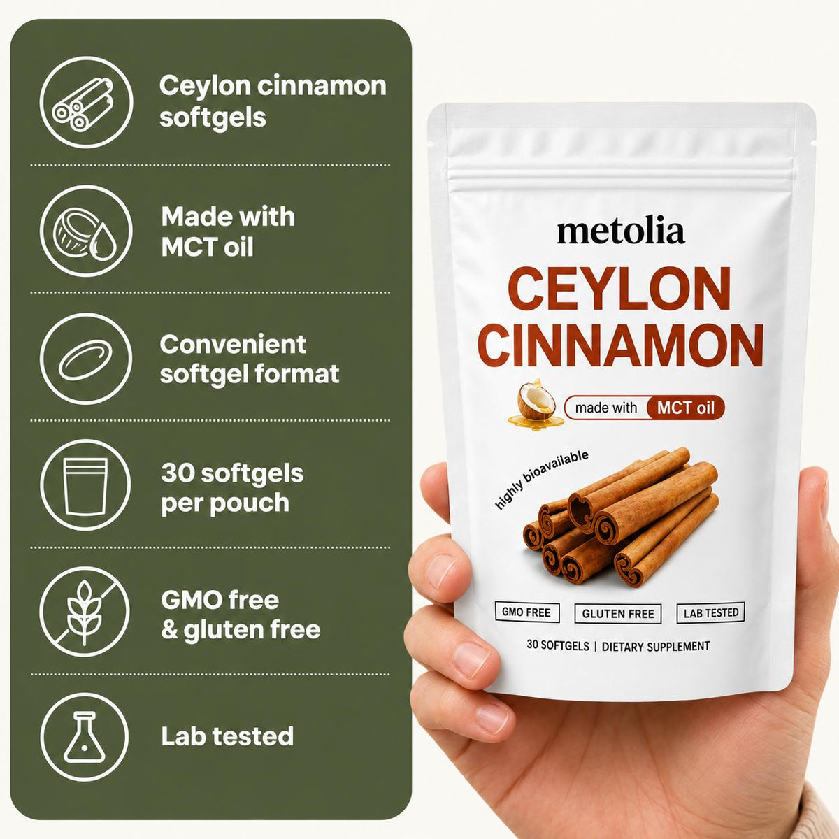 Metolia® Ceylon cinnamon